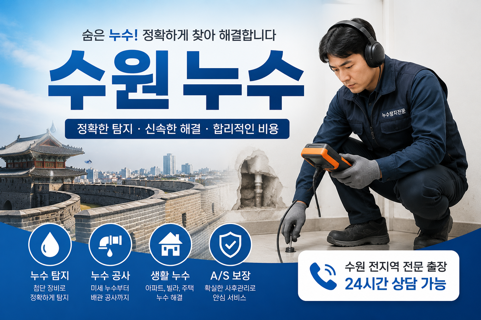 수원누수 완벽한 가이드 – 원인부터 해결까지